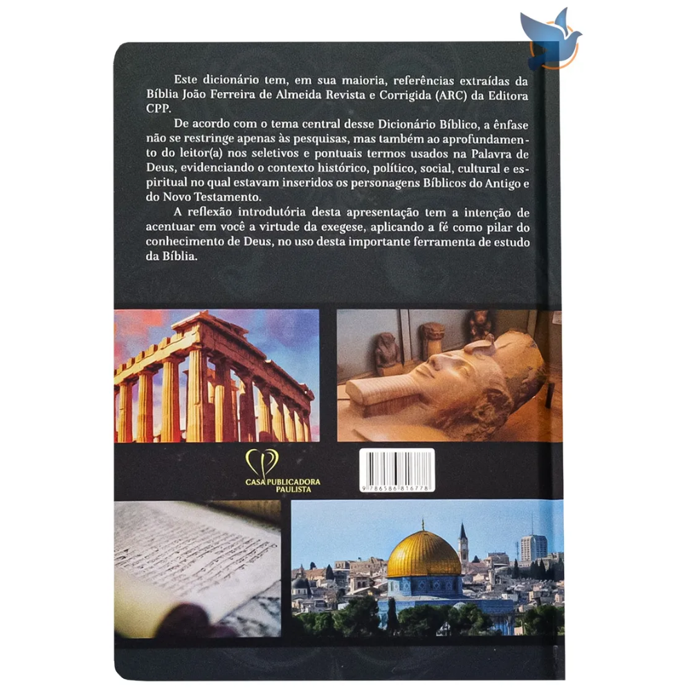 Livro Dicionário Bíblico Teológico Com Base Na Bíblia Arc Almeida Revista Corrigida - Imagem 3